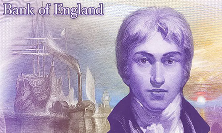 JMW Turner revealed as face of new £20 note