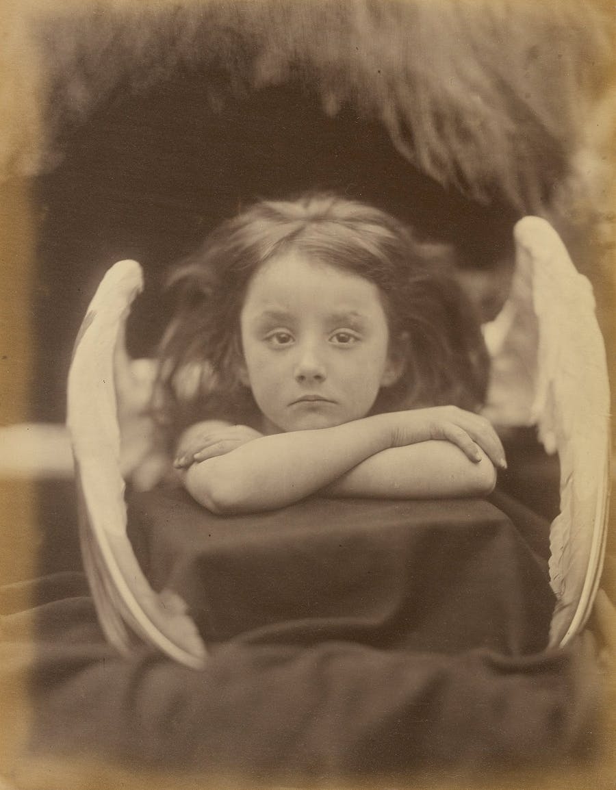 Julia Margaret Cameron (1815–1879), "I Wait", 1872, Albumen print, 327 x 254 mm. Public domain image