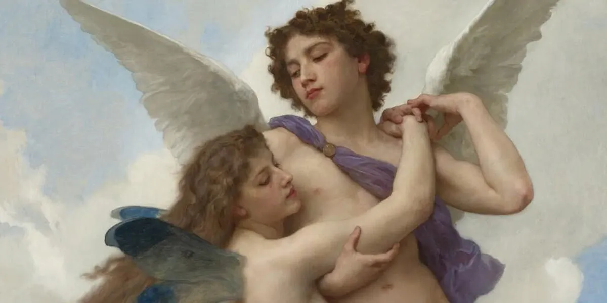 William-Adolphe Bouguereau, Amor und Psyche, 1899. Foto © Sotheby's (Detail)
