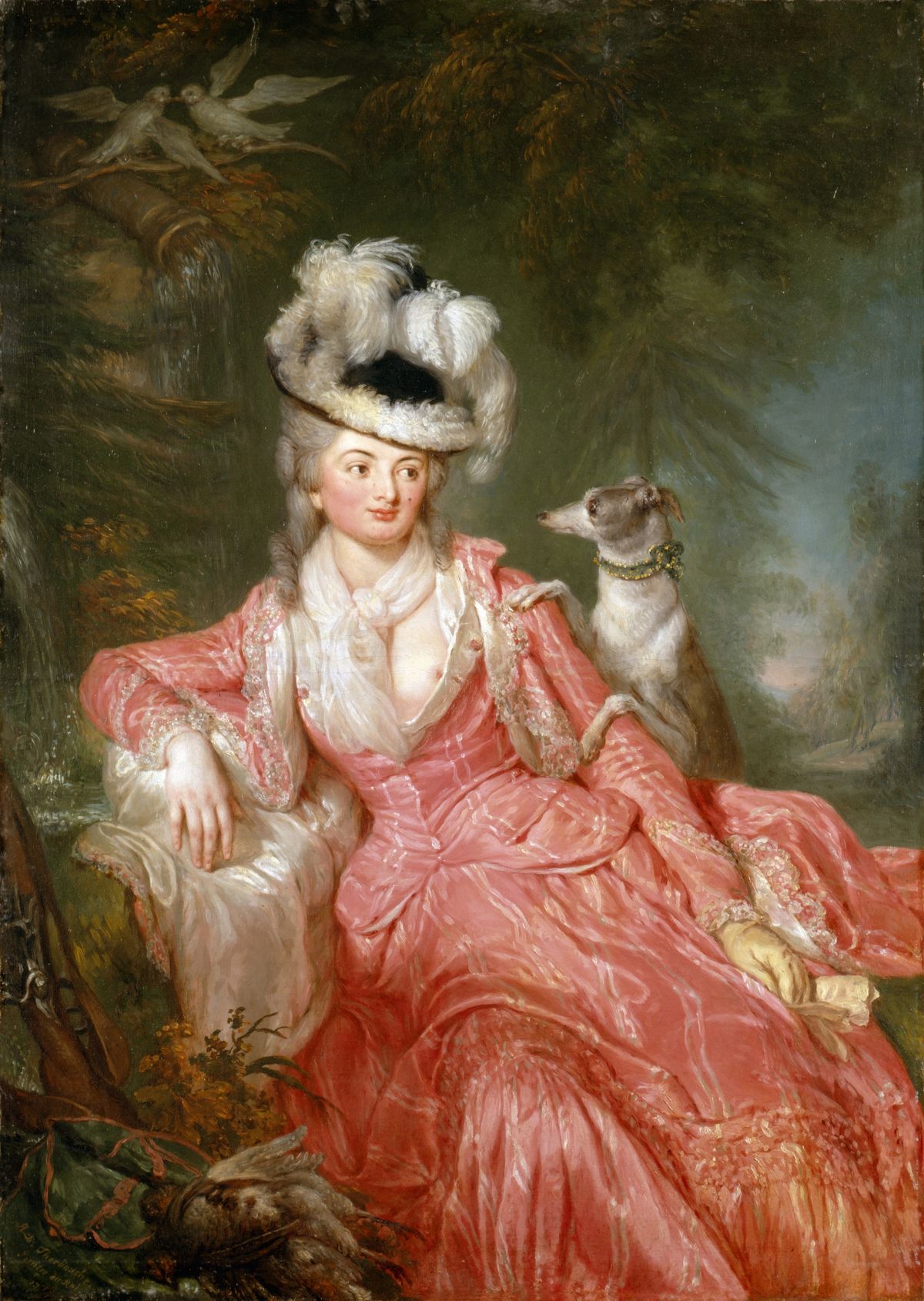 painting of woman in pink dress Magazine / Painting / 5 Portraits of Women in Pink