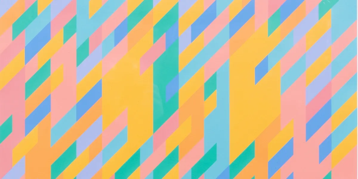 Bridget Riley, ‘Early Light (Schubert 33)’, 1987, limited edition, colour screenprint, 18/75,
signed, titled and dated, 71.8 x 73 cm [detail]. Image © Gildings 

