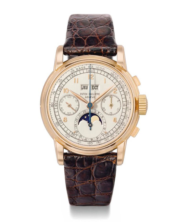 Patek Philippe, Genève, Ref. 2499, tillverkad 1950. Foto Ⓒ Christie’s