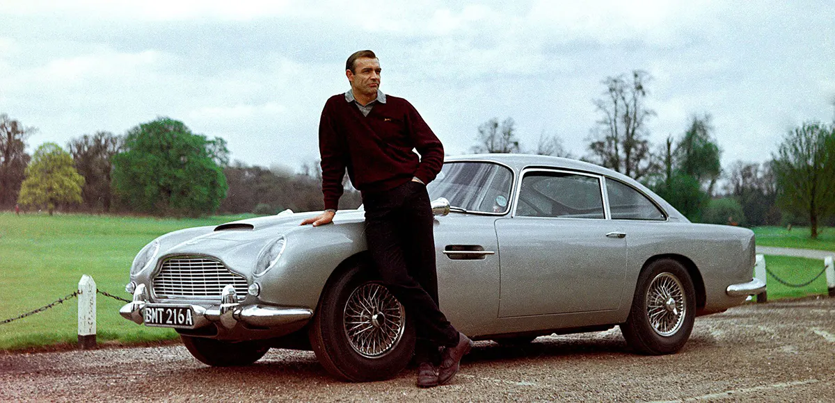 Goldfinger, Sean Connery, 1964, image © Courtesy Everett Collection
