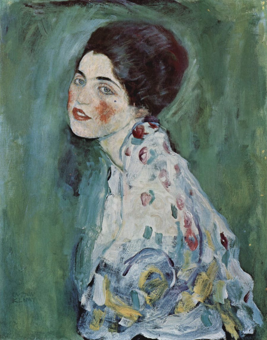 Gustav Klimt, Ritratto di Signora, olio su tela, 1916-17