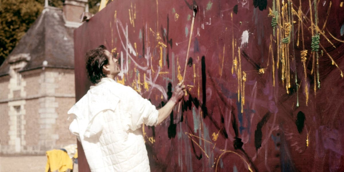 Georges Mathieu: Father of Lyrical Abstraction | Barnebys Magazine