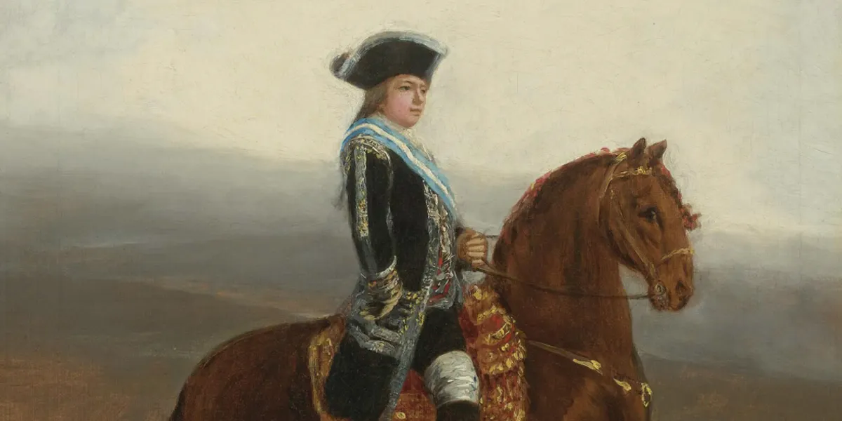 Fransisco Goya, Ritratto equestre di Don Manuel Godoy, Duca d'Alcudia [dettaglio], 1794, foto © Sotheby's