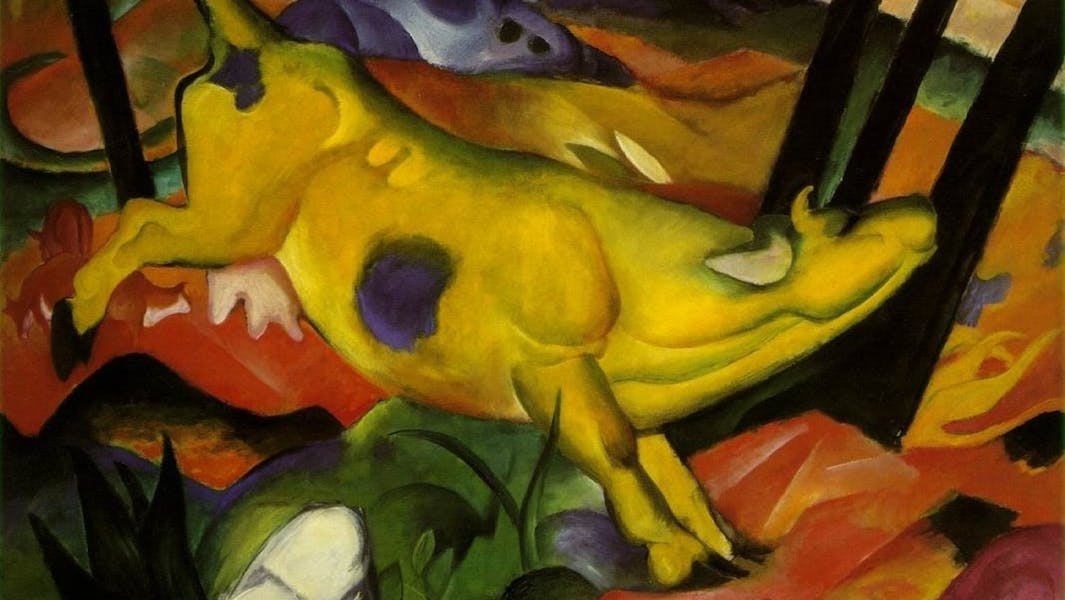 Franz Marc, ‘The Yellow Cow’, 1911, Solomon R. Guggenheim Museum, New York. Photo public domain