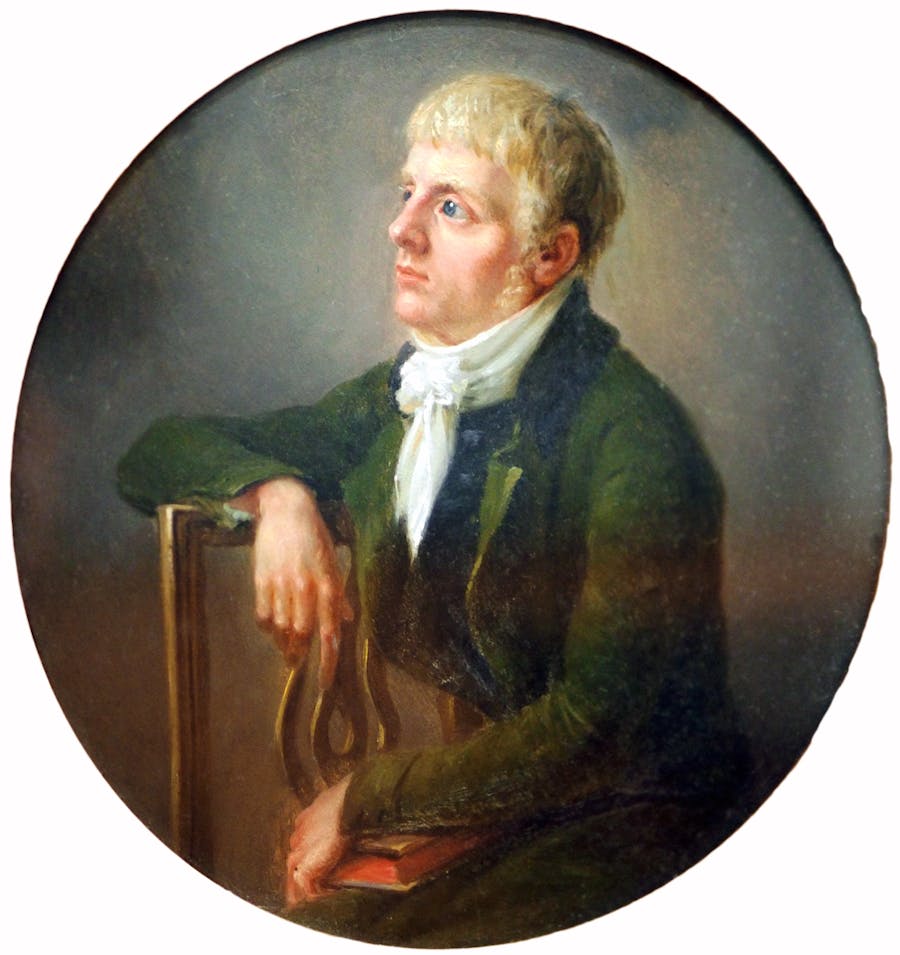 Johann Ludwig Lund (1777-1867), medallion portrait of the young Caspar David Friedrich, 1800, Lower Saxony State Museum Hannover | Image via Wikipedia