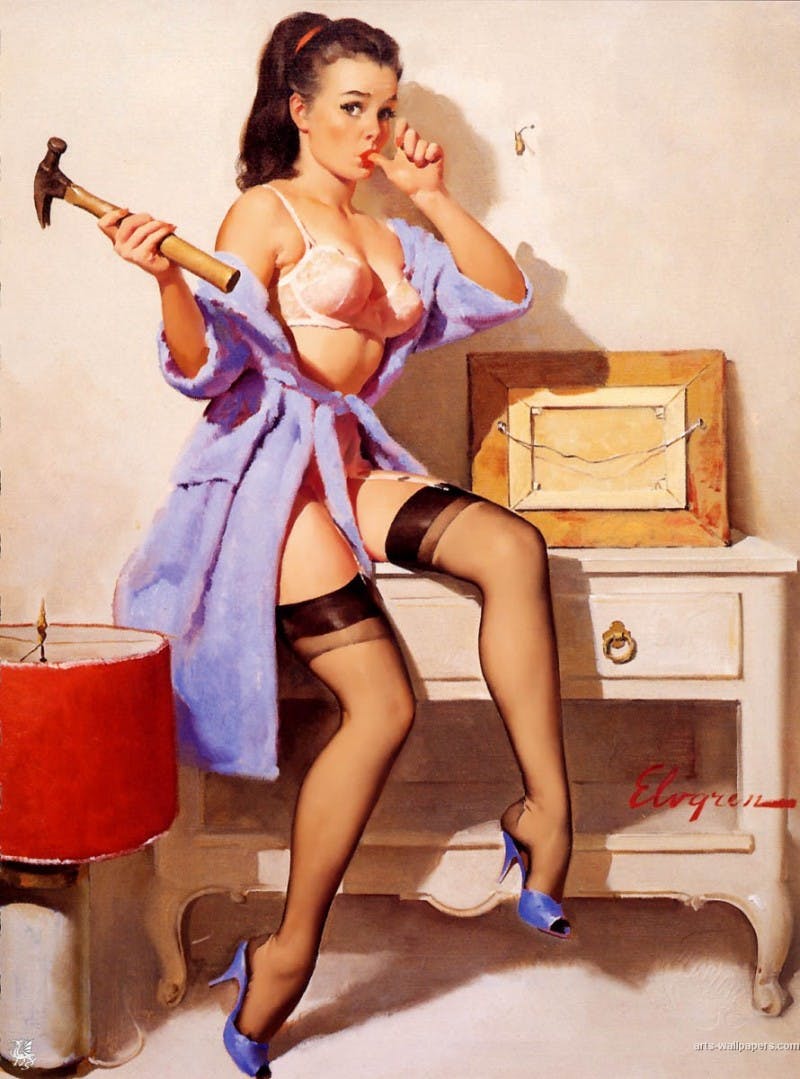 GIL ELVGREN. The wrong Nail (1967)