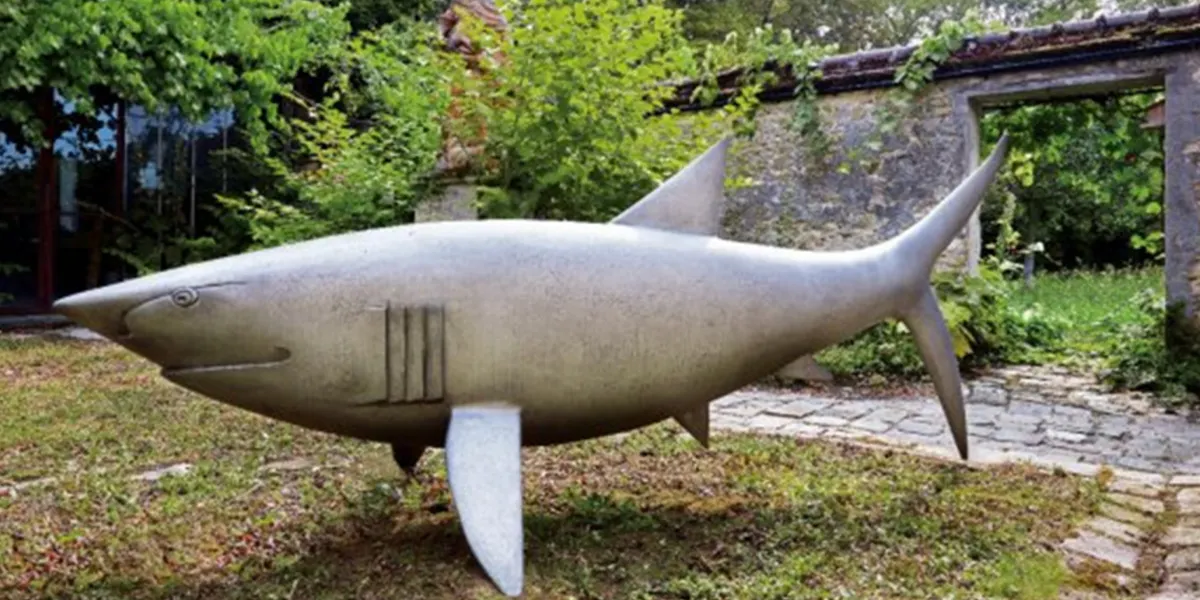 François-Xavier Lalanne (1927-2008), Grand Requin, aluminium. Photo © Christie's (detail)