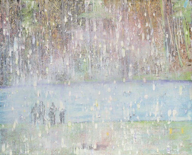 Peter Doig, Cobourg 3 + 1 More, 1994 sold for £12.7 million, Post-War and Contemporary Art Evening Sale on 7th March at Christie's in London