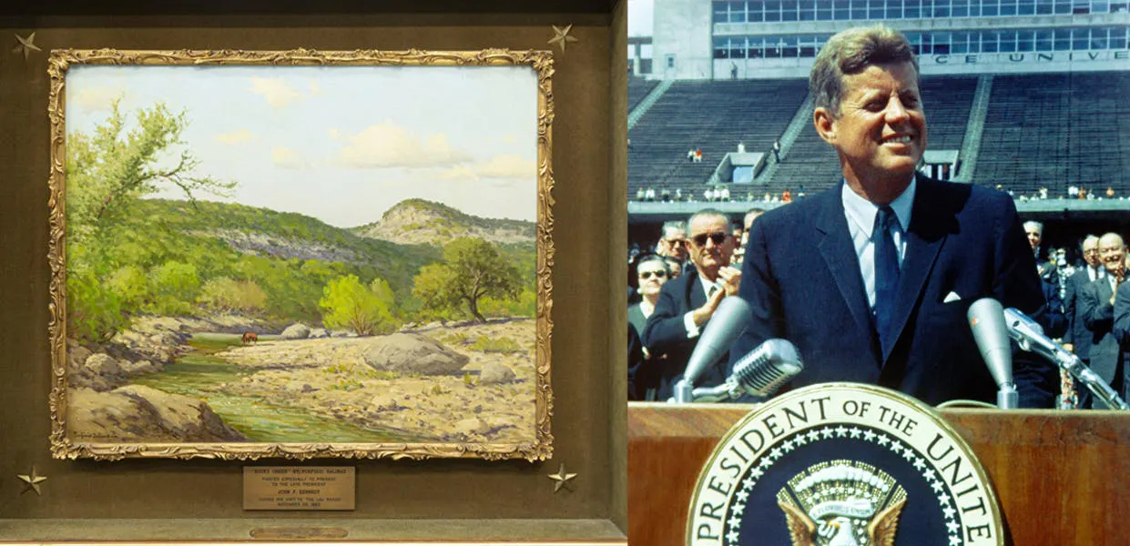 A subasta una obra de arte pintada para JFK que no pudo contemplar