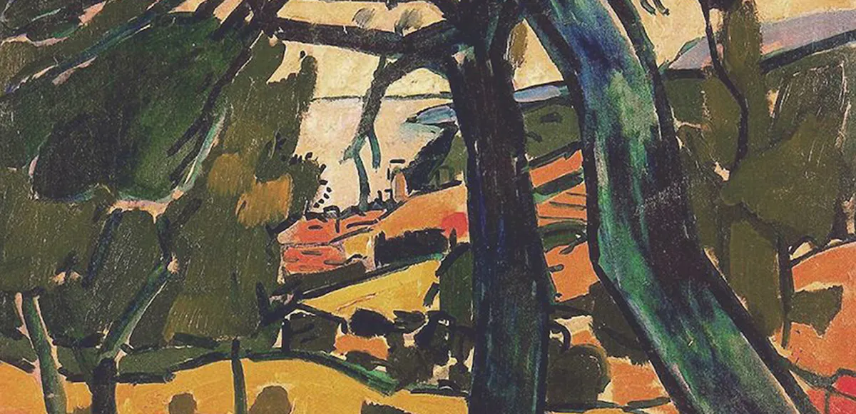 André Derain, Pinède, Cassis, 1907, conservé au musée Cantini à Marseille, image © ADAGP / Paris and DACS / London 2019