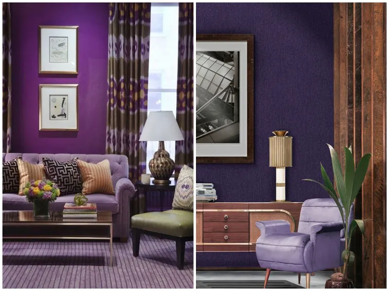 Ultra violet decoración
