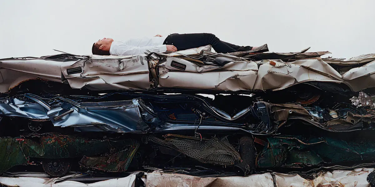 Maria Friberg (Suède, née en 1966), Still lives # 5, 2005, signée Maria Friberg et numérotée 6/6 au dos. Développé en 2013. Cibachrome, bois 180 x 230 cm (détail). Photo © Bukowskis