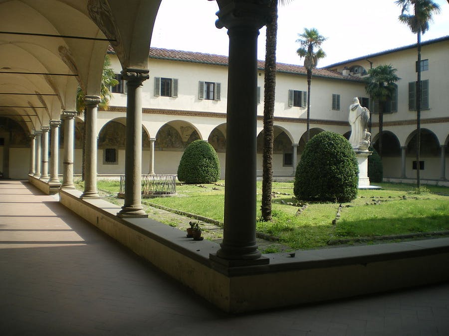 Cloister of the Convent of San Marco, Florence. Photo Srecan / Licence CC BY-SA 4.0