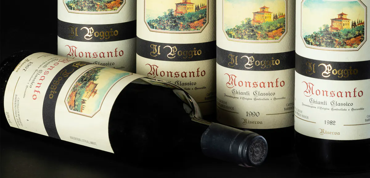 Castello di Monsanto, Chianti Classico, Il Poggio. Stima: 1.800 - 2.000 €. Foto © Cambi