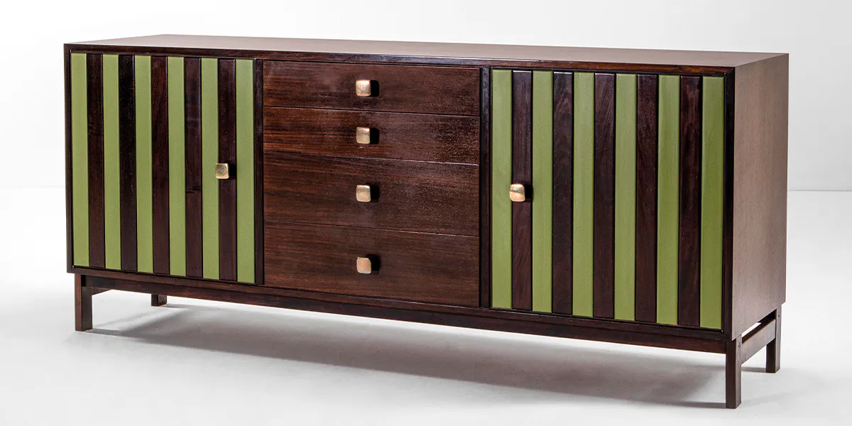 Ettore Sottsass, Mobile contenitore mod. MS 180. Stima: 20.000 - 30.000 euro. Foto © Cambi Casa d'Aste