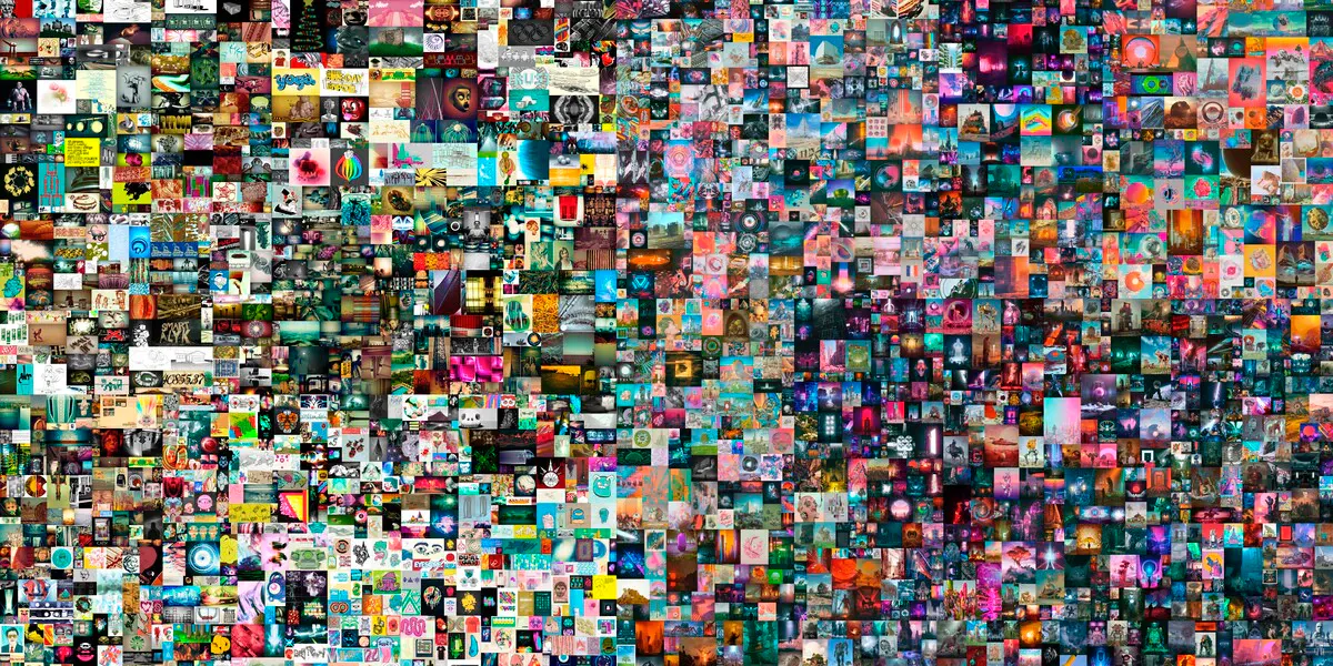 Beeple, Everydays: The First 5000 Days, 2021, digital work (dettaglio). Foto © Christie's 