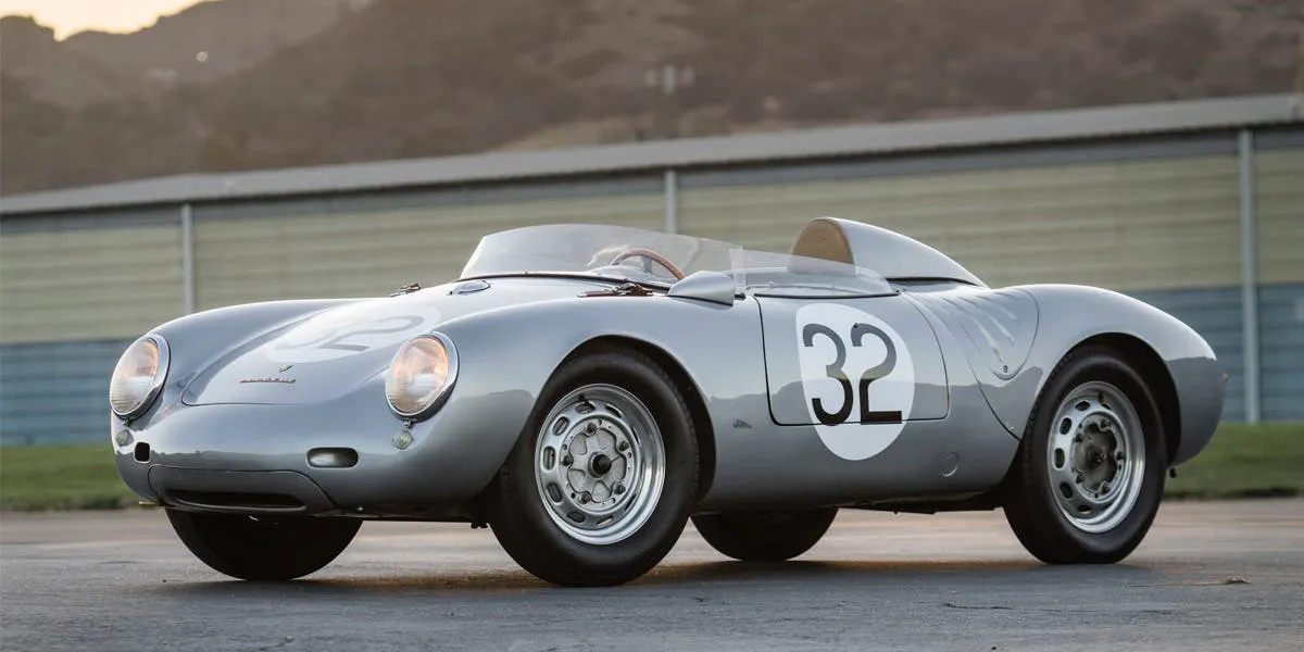1958 Porsche 550A Spyder, såldes för 3,47 miljoner pund hos Bonhams 2018. Foto © Bonhams