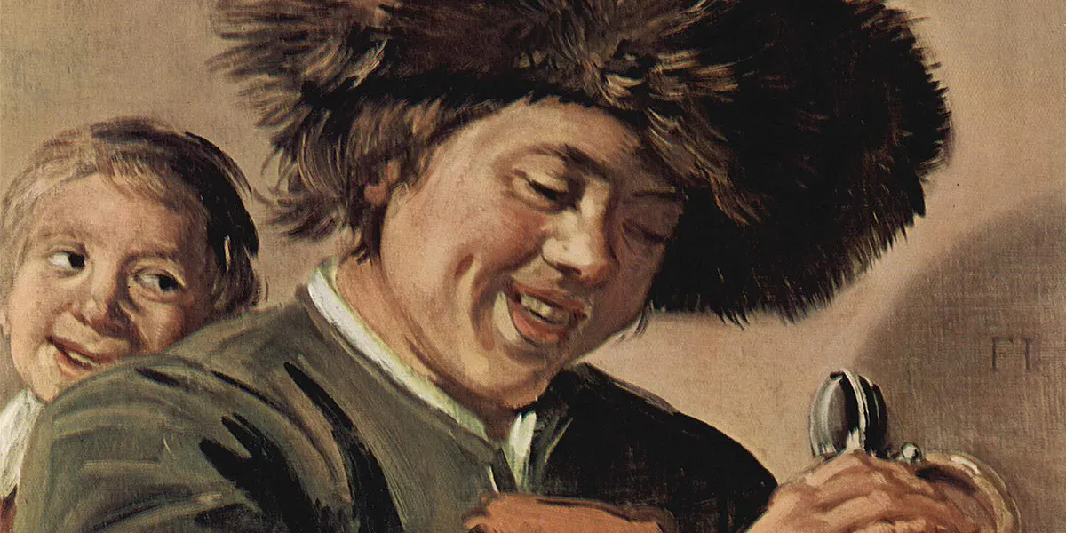 Frans Hals, 'Two Laughing Boys' (detalj). 1626, olja på duk. Foto CCØ