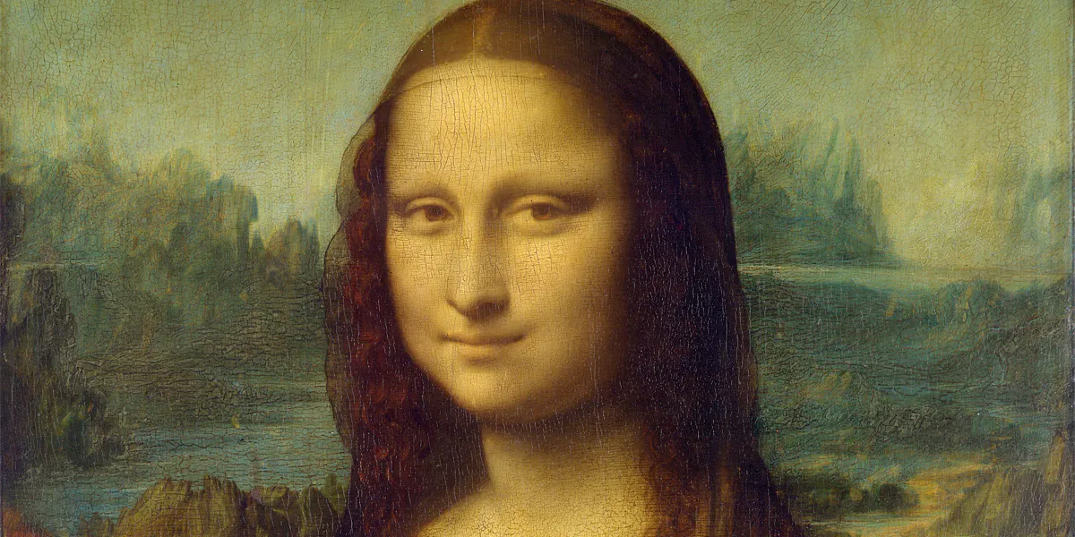 Leonardo Da Vinci, ‘Mona Lisa’ [dettaglio], 1503-06, Museo del Louvre. Immagine di dominio pubblico