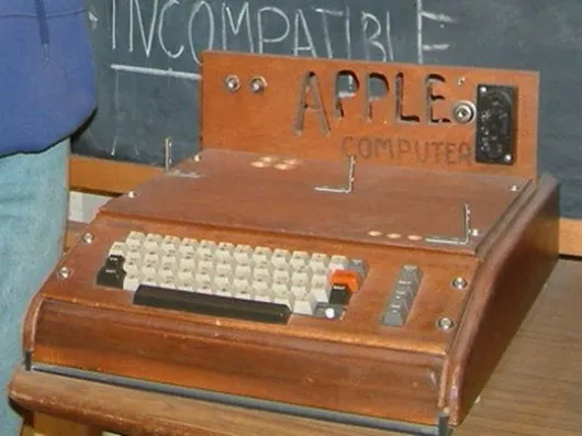 Apple-1 au musée Smithsonian. Rebelpilot/CC BY 2.0.