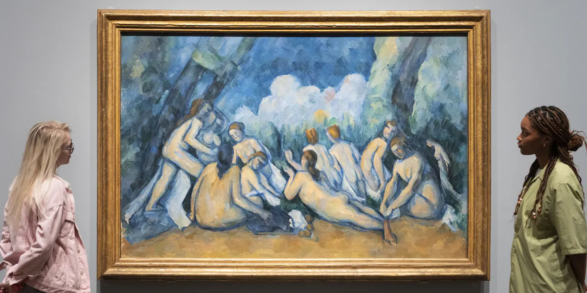 The EY Exhibition Cezanne installation view at Tate Modern 2022. Photo © Tate (Jai Monaghan) (detail)