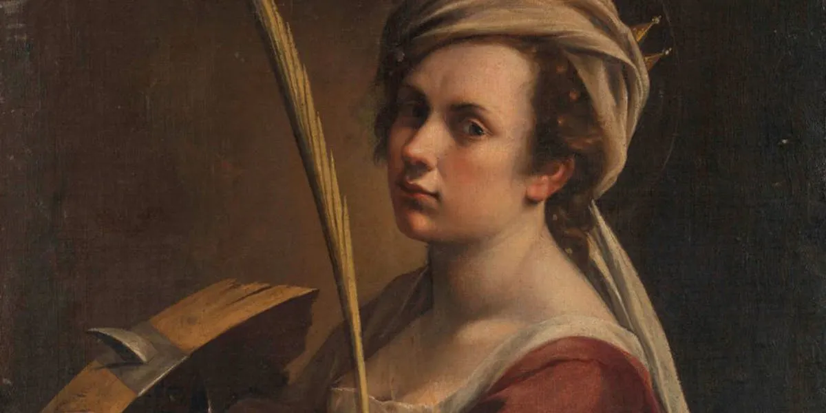 Artemisia Gentileschi, Self-portrait in Saint Catherine of Alexandria, 1615-17, National Gallery, London