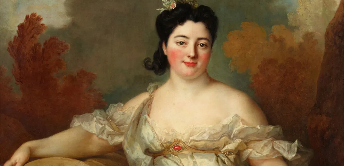 Nicolas de Largillière (1656 Paris 1746), Bildnis der Françoise Marguerite Claire Boudeville, Marquise de La Frezelière, Öl/Lwd., um 1680 | Foto: © Lempertz (Detail)