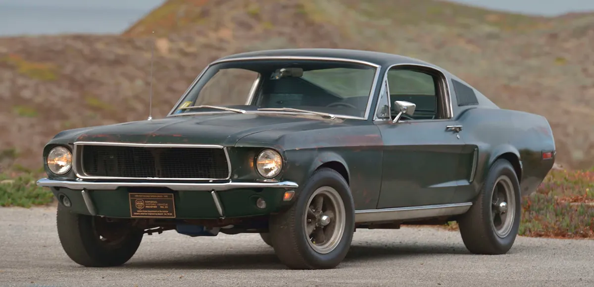 1968 Ford Mustang GT « Bullitt », image © Mecum Auctions