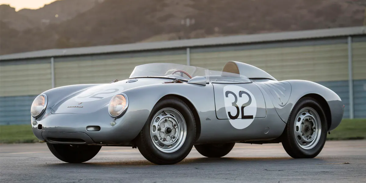 1958 Porsche 550A Spyder, sold for $4.7 million at Bonhams in 2018. Photo © Bonhams via Barnebys Price Bank