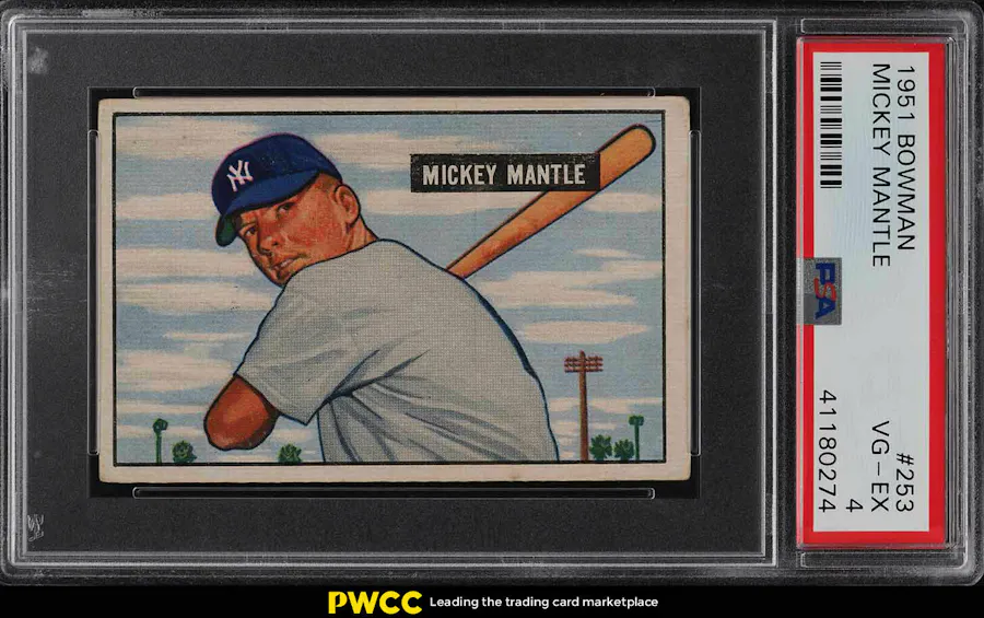  1951 Bowman Mickey Mantle ROOKIE