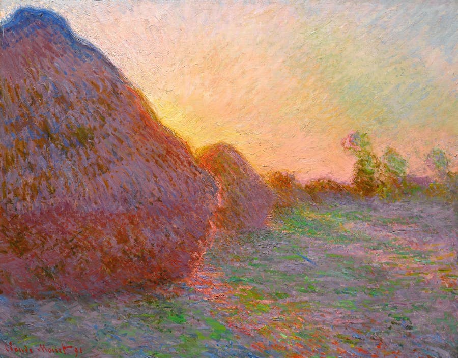 Meules, Claude Monet. 1890, oil on canvas. Image: Sotheby's
