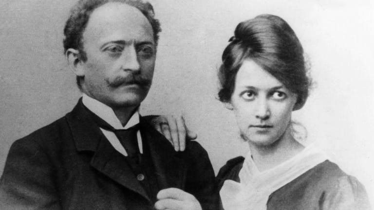 Emil Nolde y su primera esposa Ada Vilstrup (c. 1902). Imagen vía: ullstein bild vía BZ Berlín