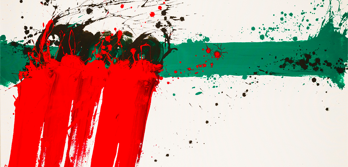 Markus Prachensky (1932 Innsbruck – 2011 Wien), Amanpuri, Acryl/Lwd., signiert und datiert, 1999 | Foto: © Ressler (Detail)