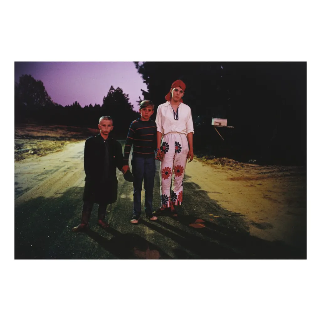 William Eggleston, ‘Halloween at the outskirts of Morton, Mississippi, 1971’. Photo: Sotheby’s