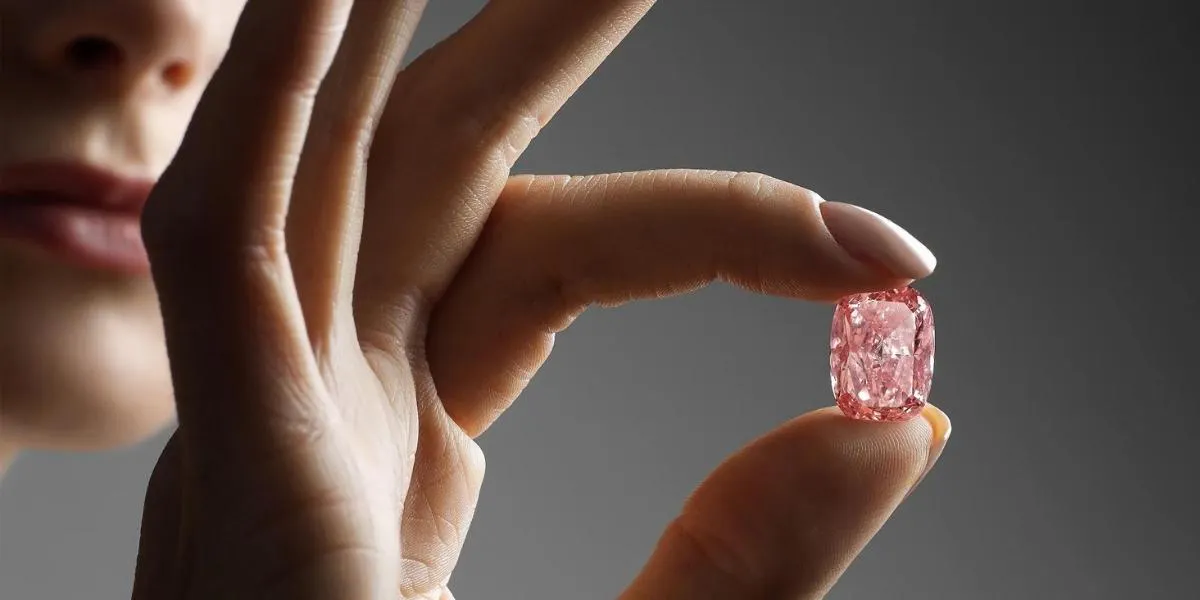 Williamson Pink Star. Foto © Sotheby's (dettaglio)