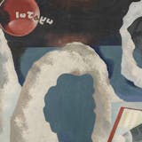 Enrico Prampolini (1894-1956), Metamorfosi degli dei o Il trionfo della civiltà meccanica (dettaglio), 1929, olio su tela, foto © Cambi Casa d'Aste