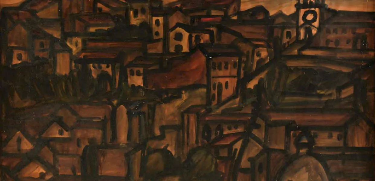 Georges Rouault, Israelische Landschaft, 1948 | Foto: © Morphy Auctions (Detail)