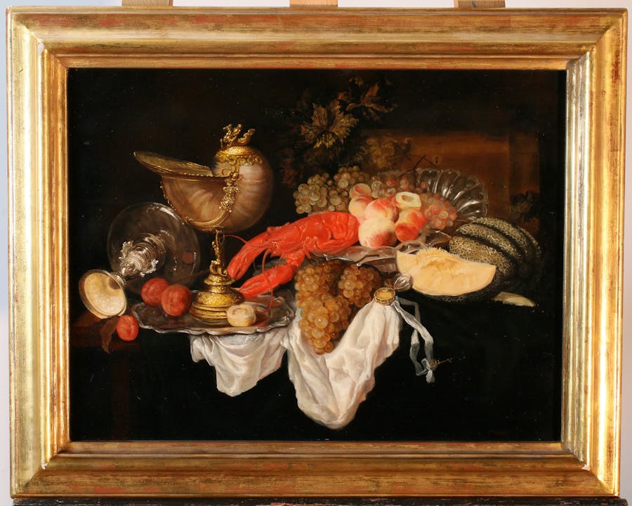 Stillleben Mit Nautiluspokal Und Hummer www.barnebys.de