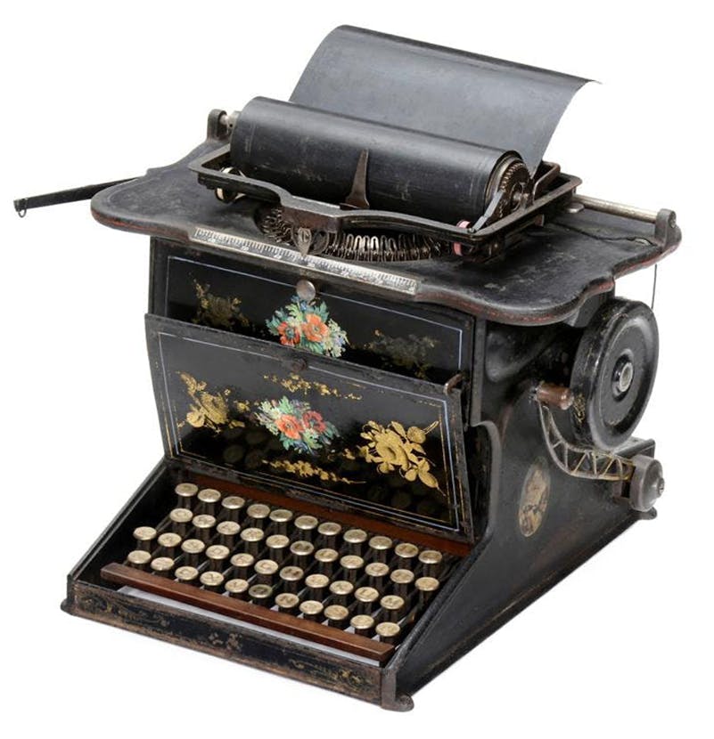 La révolution du caractère : l'histoire de la machine à écrire