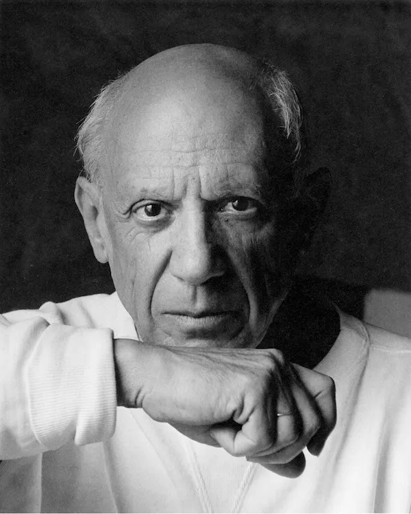 Pablo Picasso 1954. Foto: Arnold Newman.