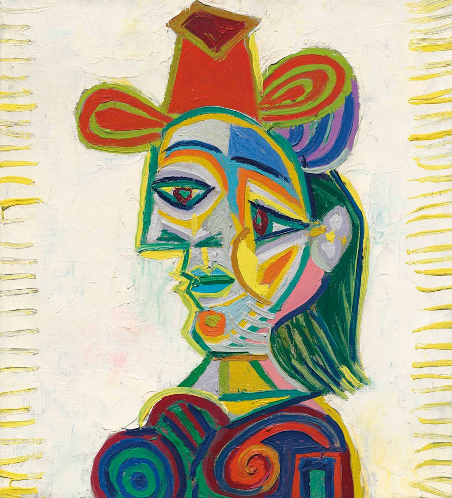 Pablo Picasso, ‘Buste de Femme (Dora Maar)’, 1938, 45 x 40.3 cm. Photo: Christie’s