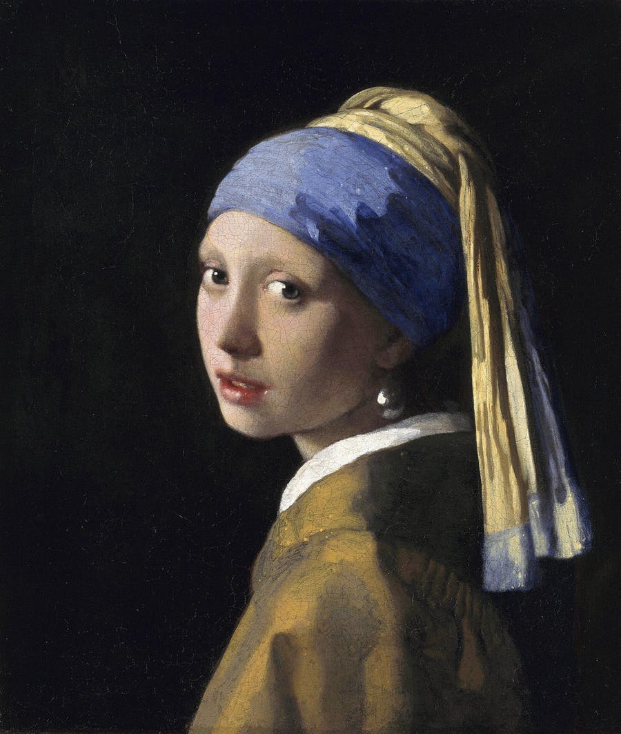 Jan Vermeer, The Girl with the Pearl Earring, 1665, Mauritshuis, The Hague. Public domain image