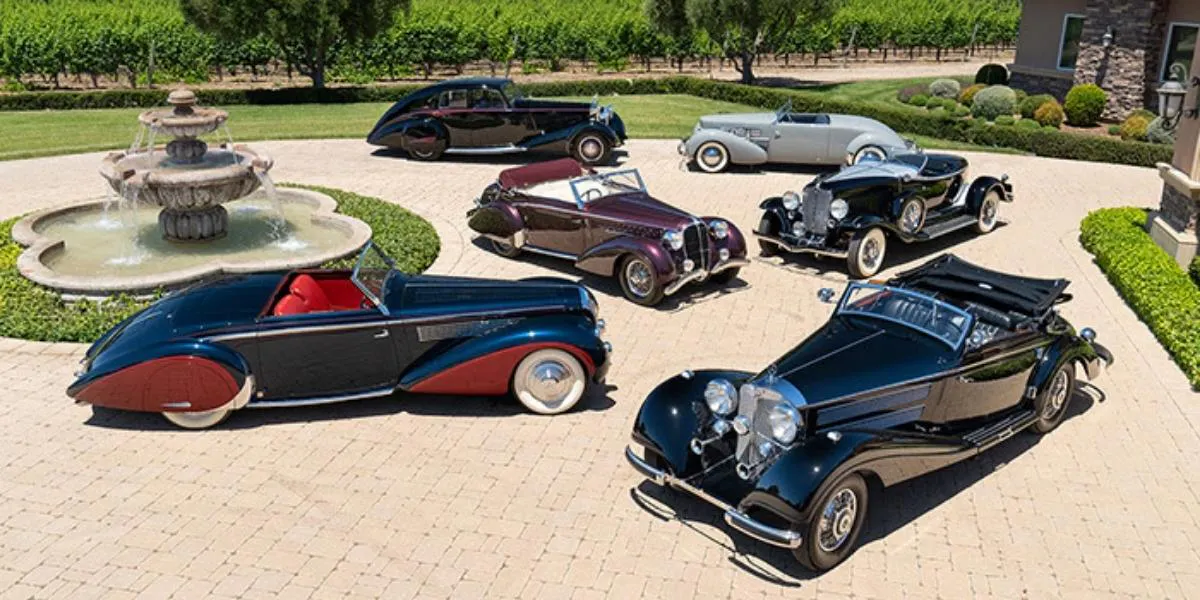 The Tony Vincent Collection, pictured at the Vincent Vineyards & Winery in Santa Ynez, CA. Photo copyright and courtesy of Gooding & Company. Image by Mike Maez.