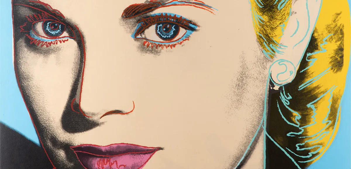Andy Warhol (1928-1987), Grace Kelly, 1984, dalla serie Trial Proof Edition Prints, serigrafia, 101,6 x 81,3 cm, firmato, numerato e inscritto: TP 5/20. Foto © Art & Design Auktionshaus Schops Turowski (dettaglio)