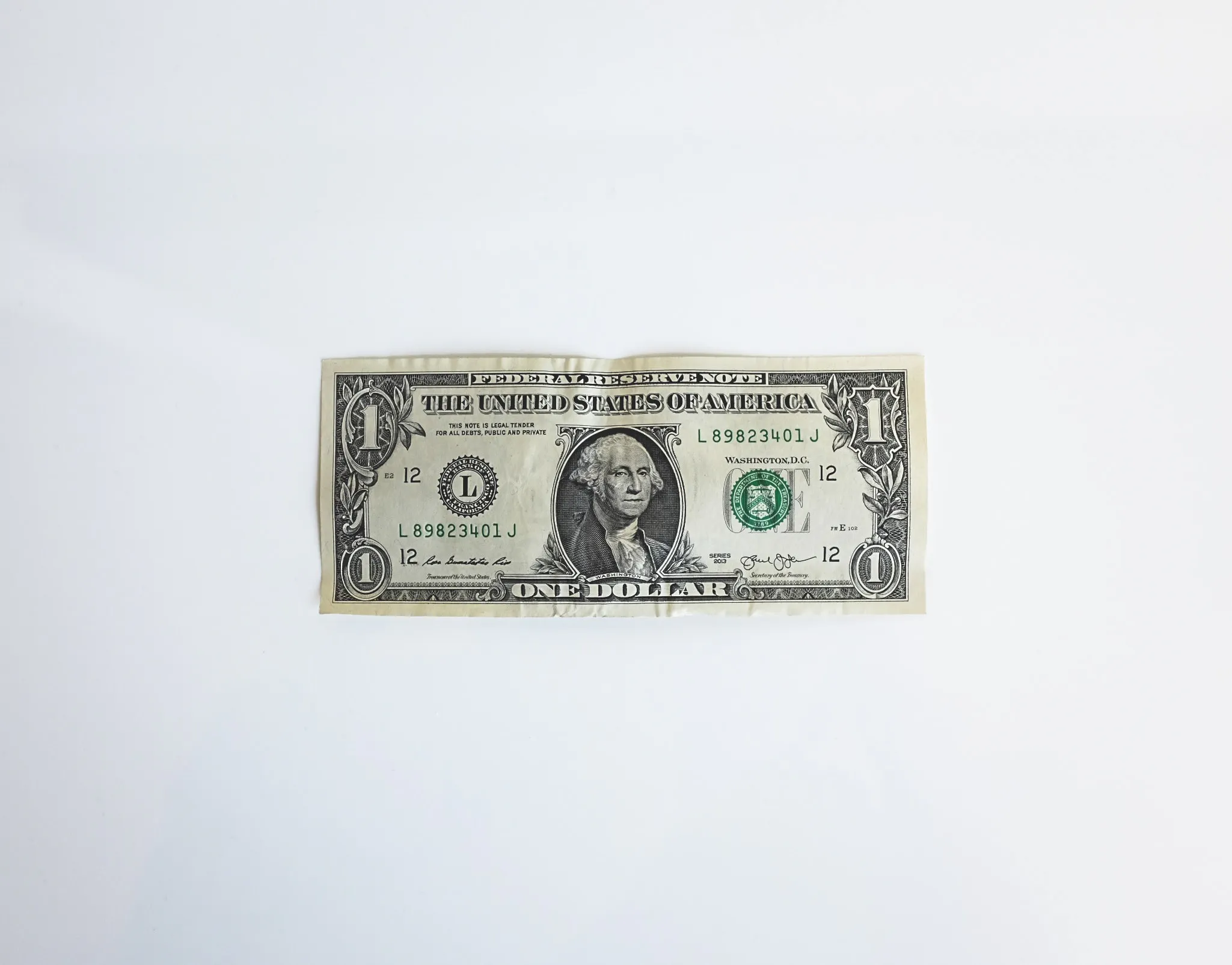 An American one-dollar bill. Photo: NeONBRAND via Unsplash