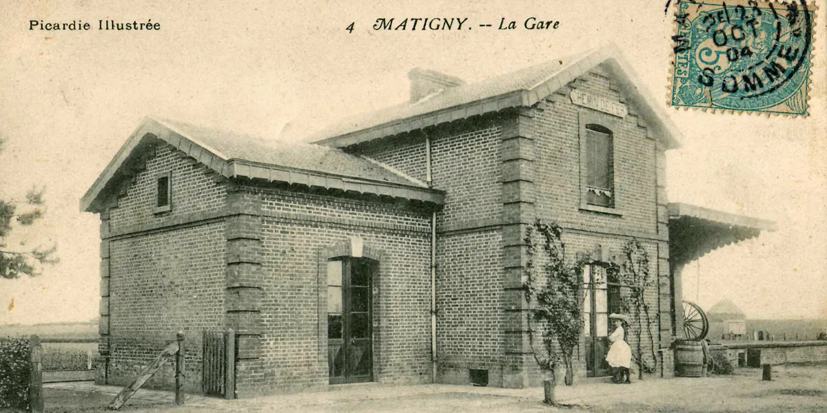 Carte postale ancienne éditée par P. Dupré, éditeur à Saint-Quentin, collection « Picardie illustrée », n°4. Photo domaine public