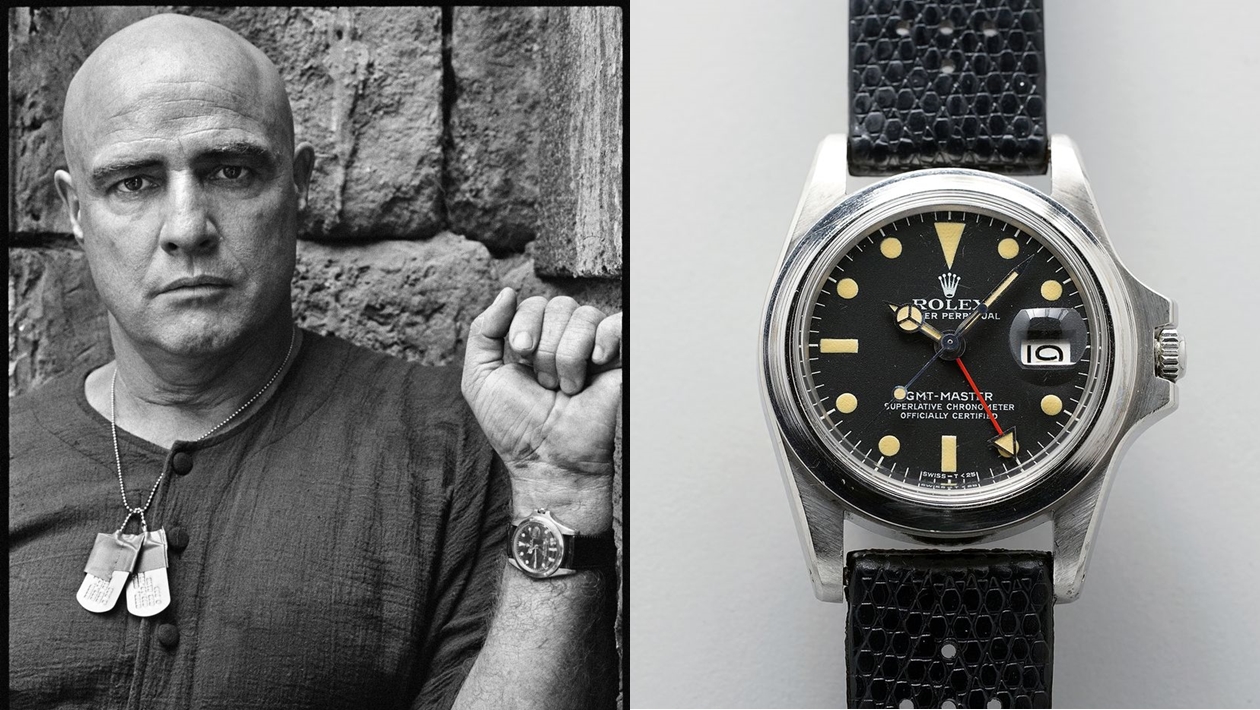 A subasta el famoso Rolex GMT Master usado por Marlon Brando en